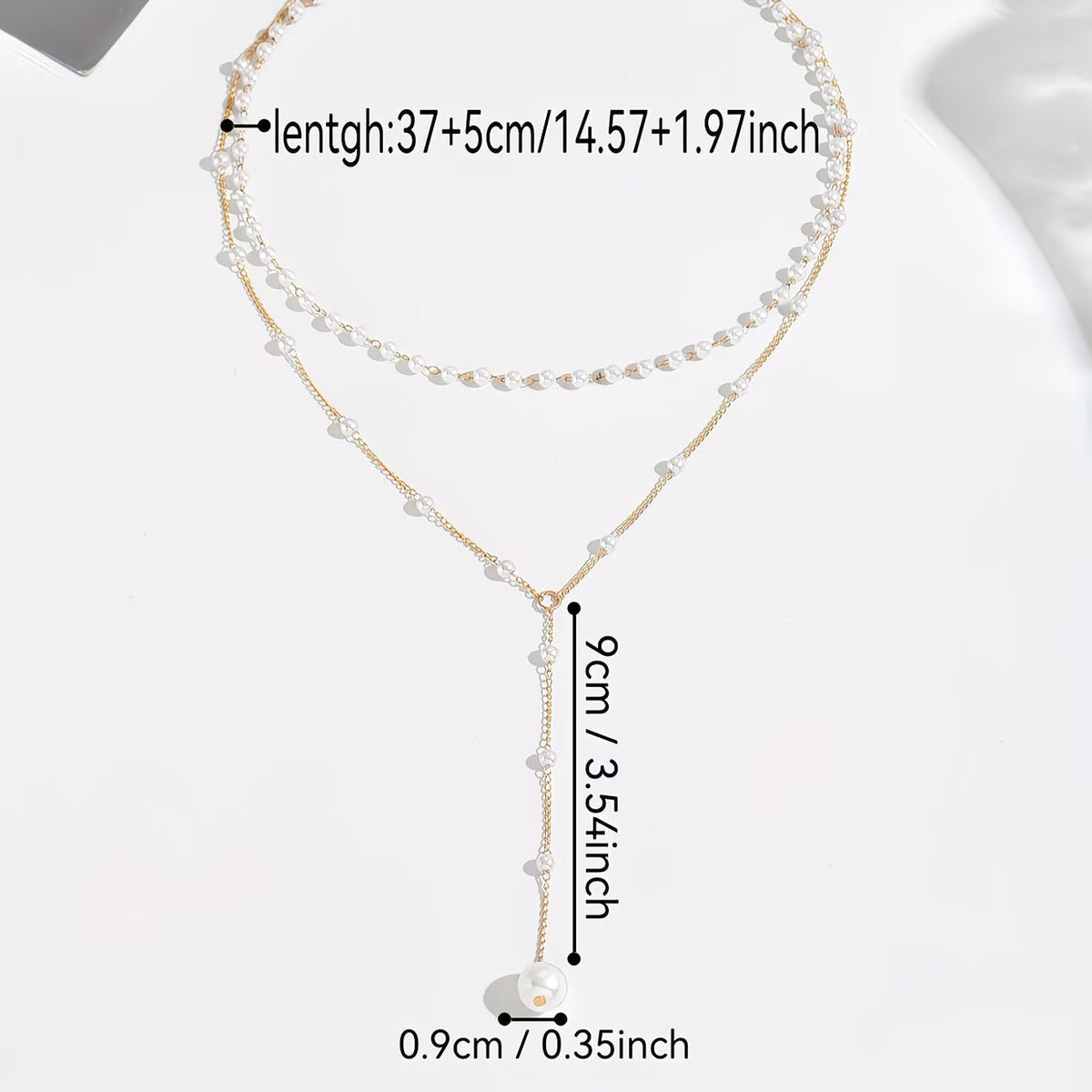 Ketting met oplopende parels