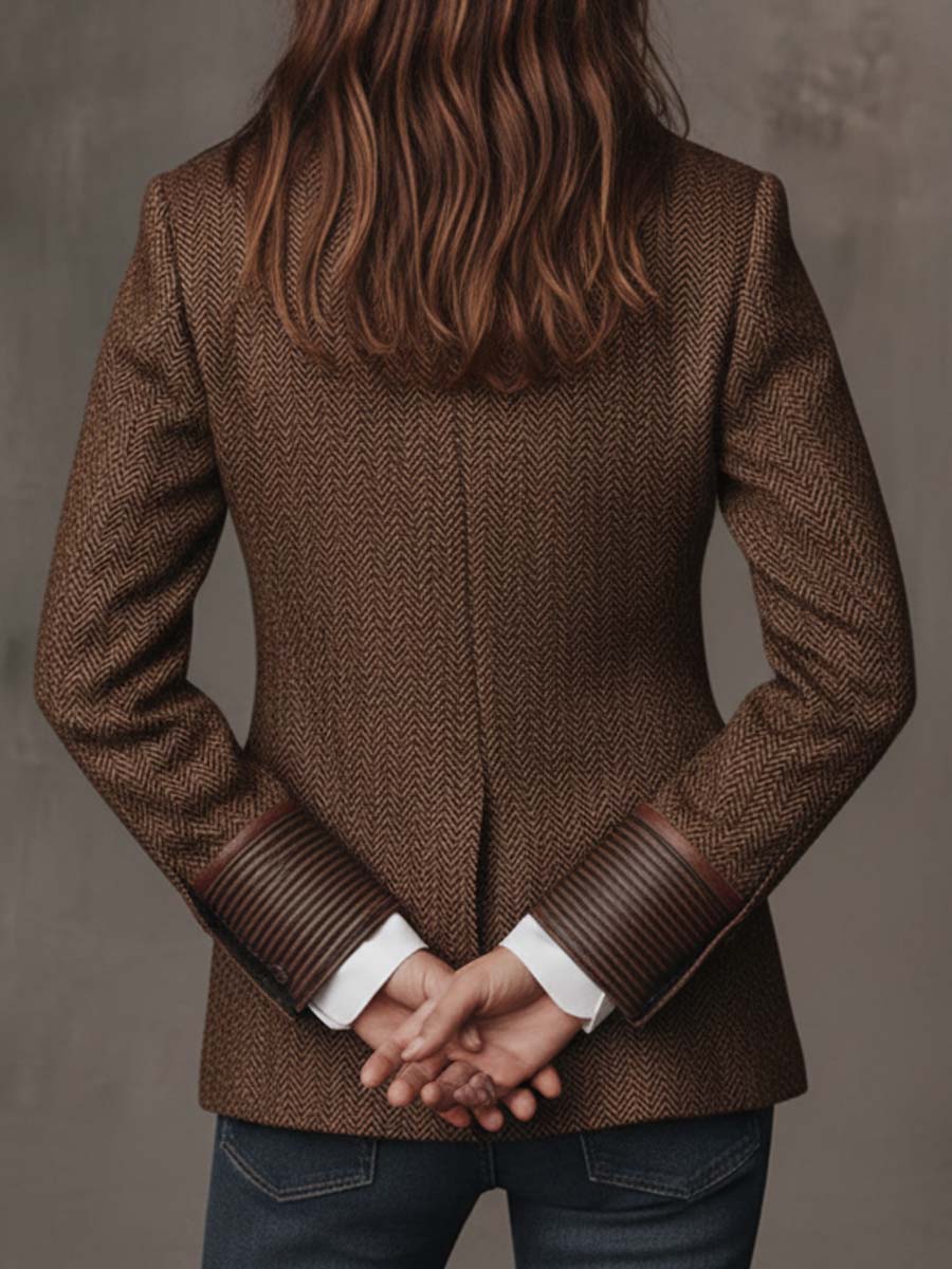 Gisèle | Blazer met Chevronprint