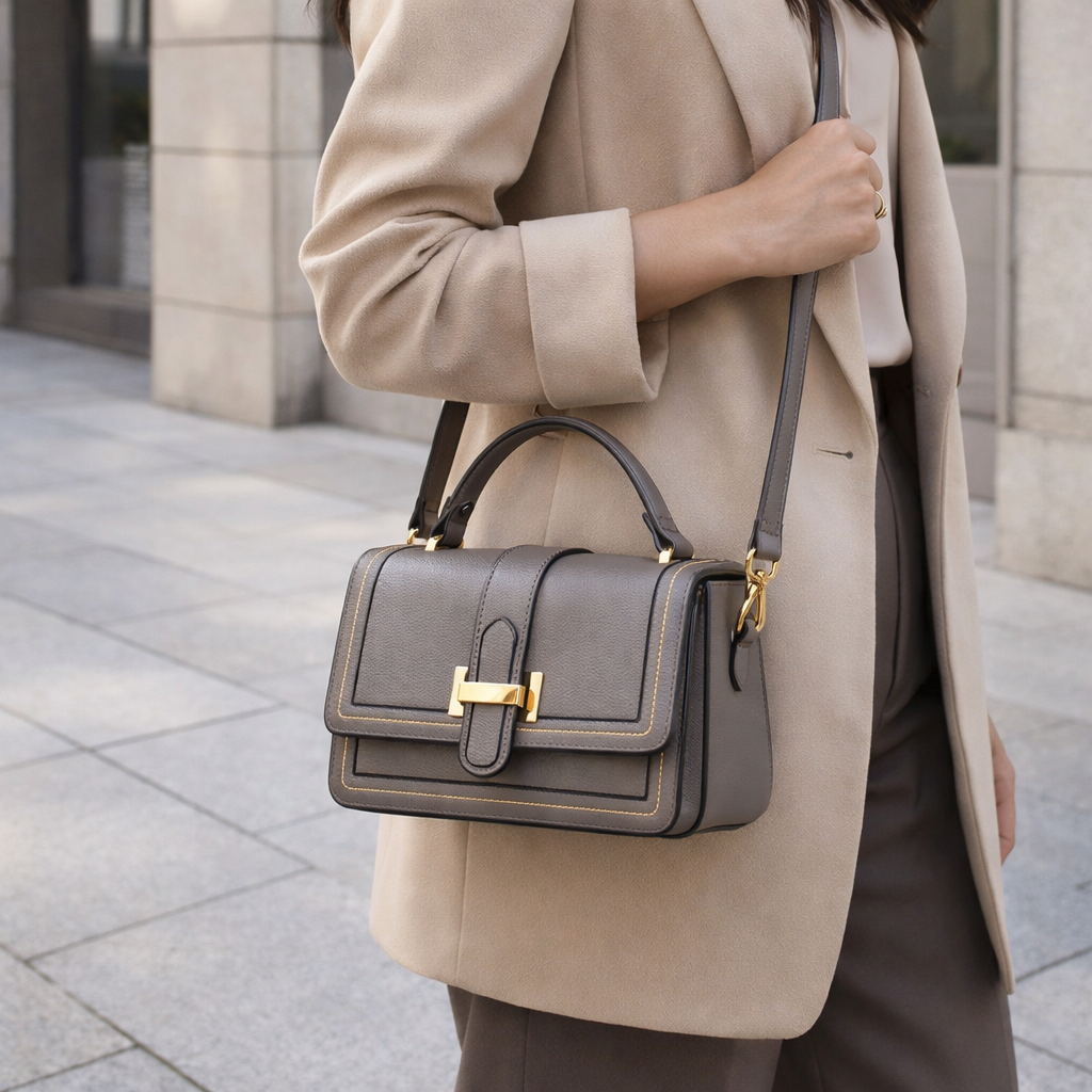 Luna Paris - Elegante Leren Handtas