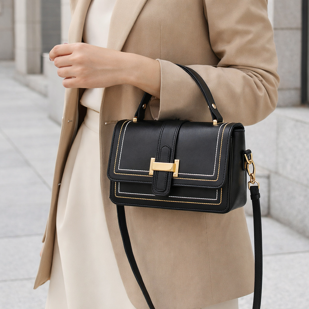 Luna Paris - Elegante Leren Handtas