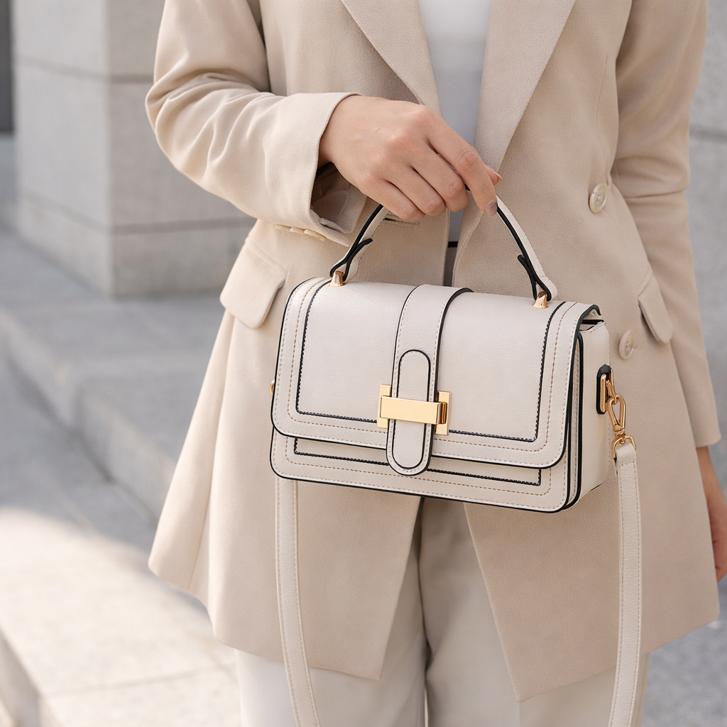 Luna Paris - Elegante Leren Handtas