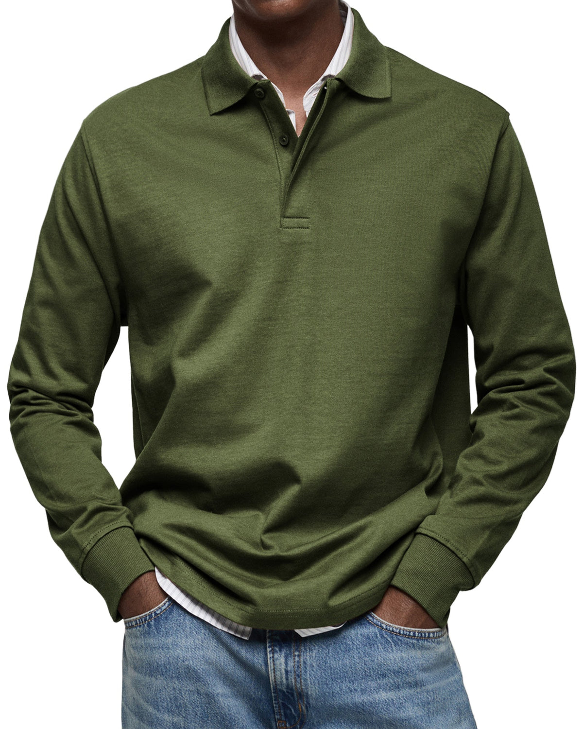 Bellario - Luxe Poloshirt met Lange Mouwen