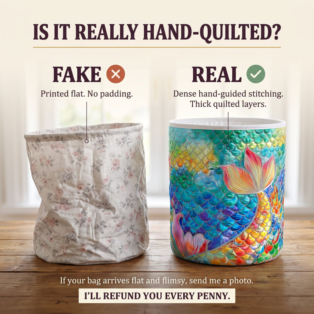 Marine Sparkle / Gequilted Mand