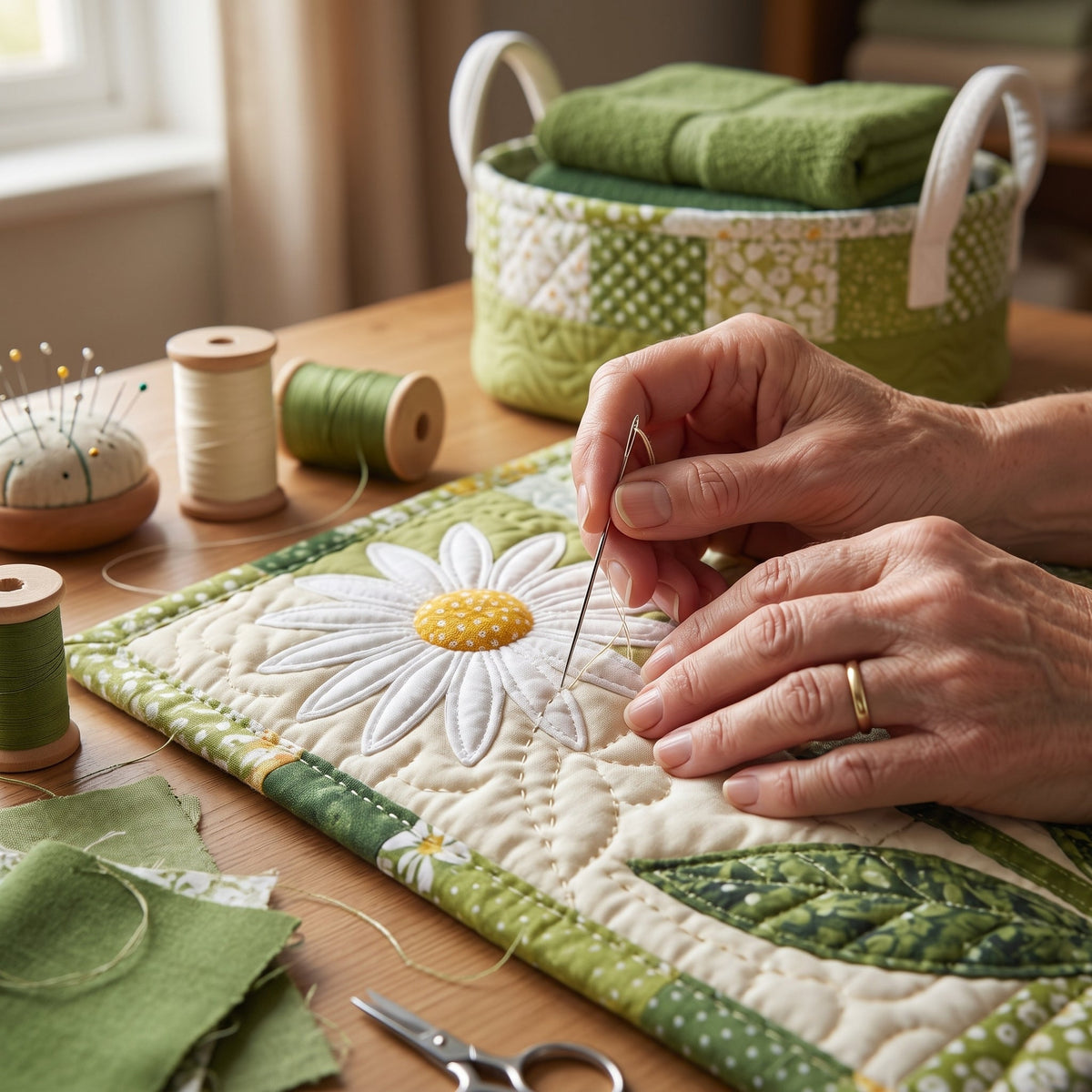 Zonnige Stelen / Gequilt Mand