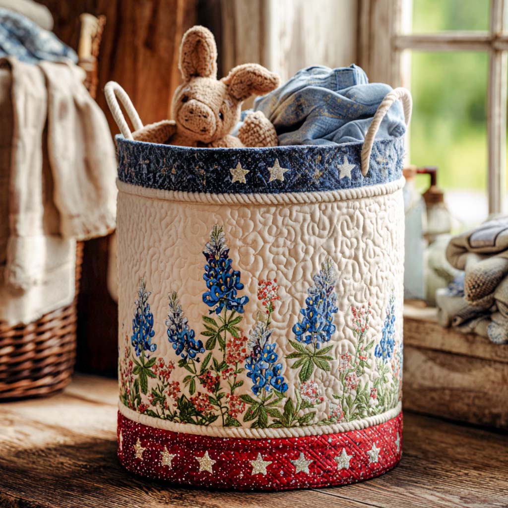 Blauwe Lupine / Gequiltde Mand