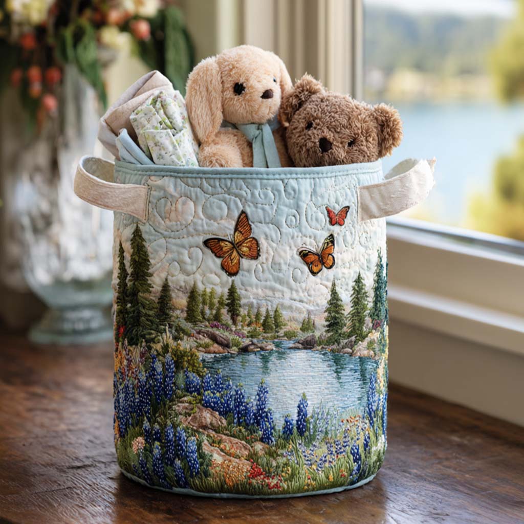 Blauwe Lupine / Gequiltde Mand