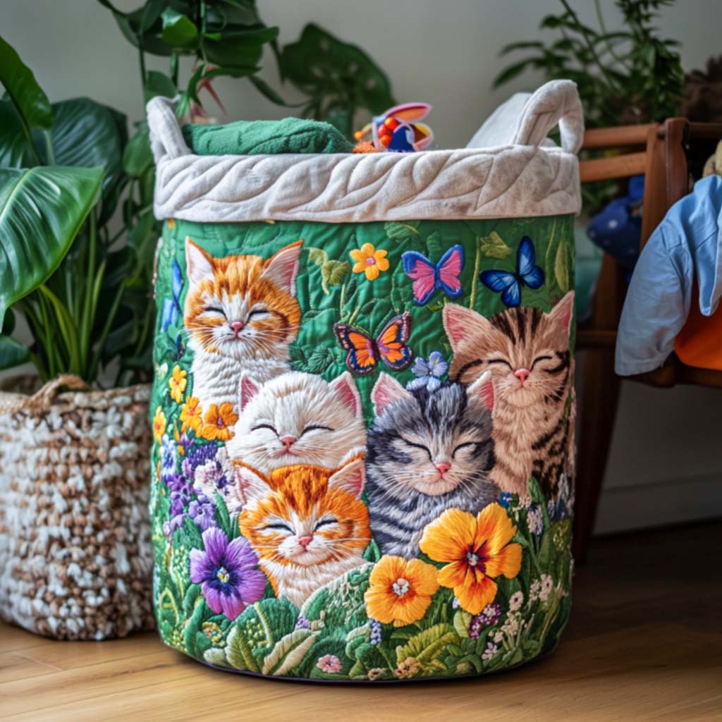 Kat Knuffelhoek / Gequilt Mand