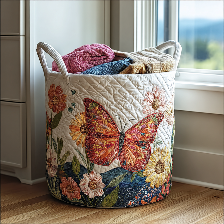 Kleurrijke Schoonheid / Gequilt Mand