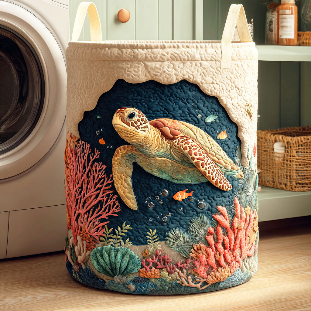 Koraal Schildpad / Gequilt Mand