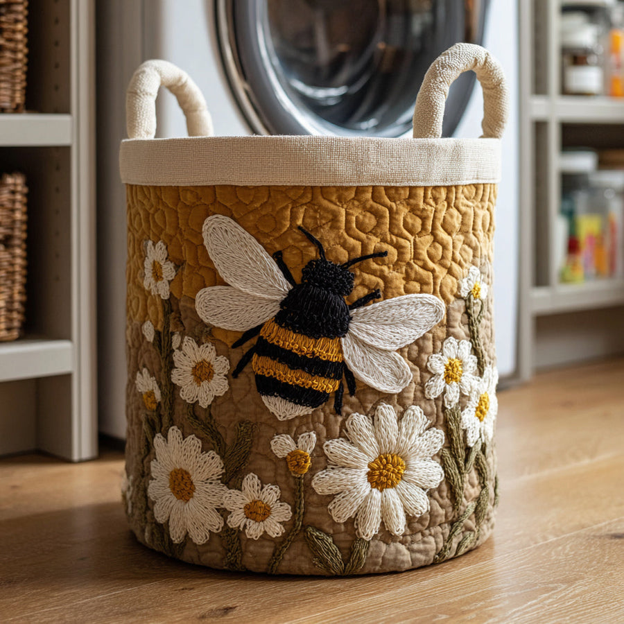 Daisy & Bij / Gequilt Mand