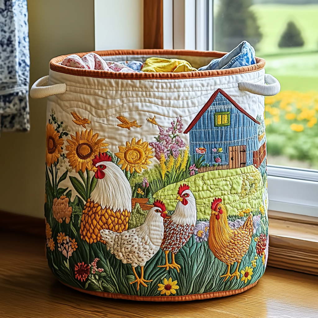 Boerderijhuis / Gequilt Mand