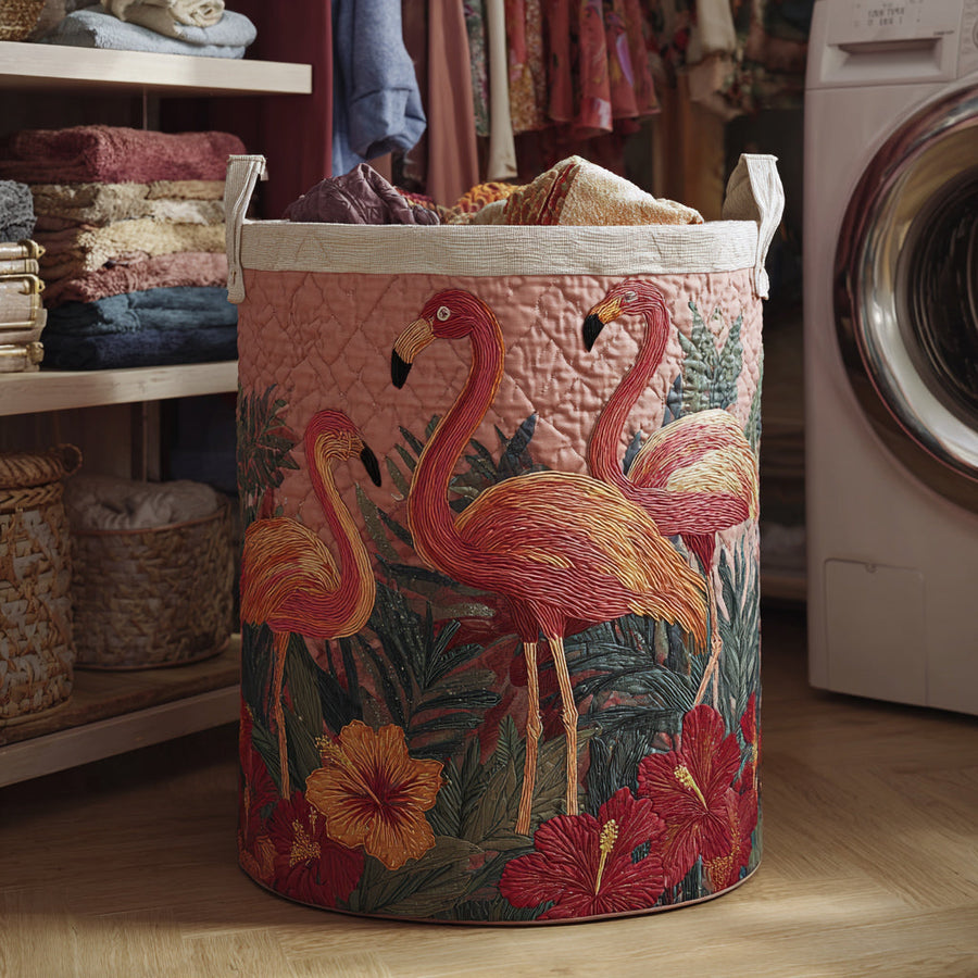 Flamingo's in de Zon / Gequiltte Mand