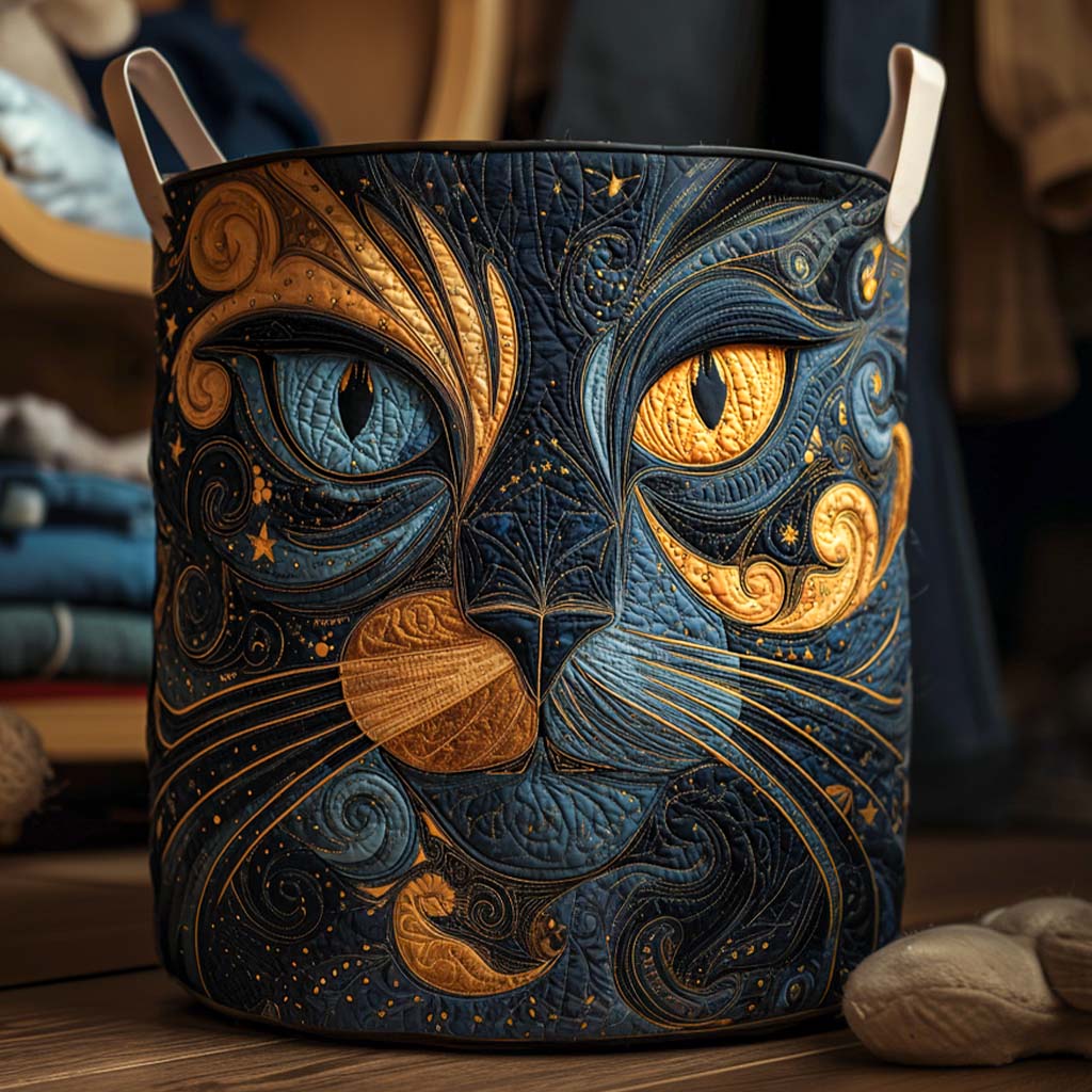 Galactische Kat / Gequilt Mand