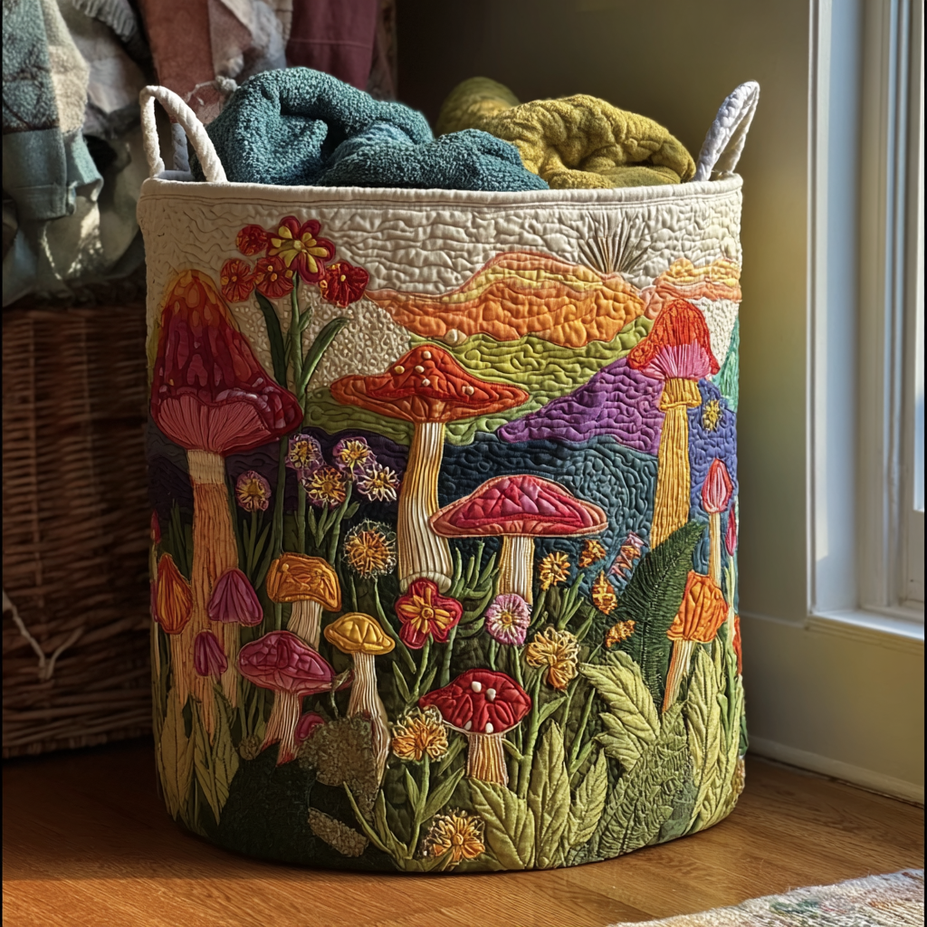 Tuin bij Dageraad / Gequilte Mand
