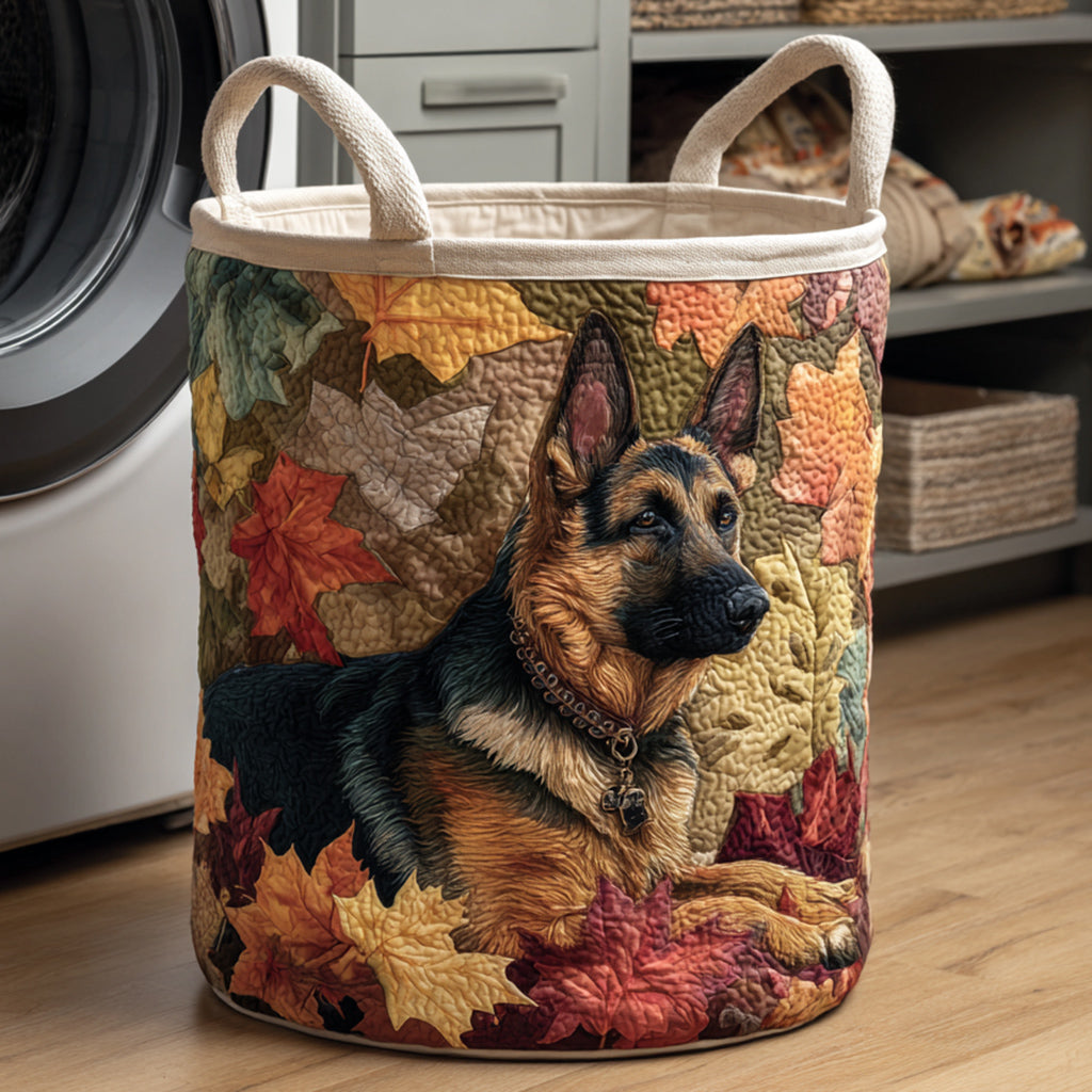 Duitse Herder Tussen de Bladeren / Gequilte Mand