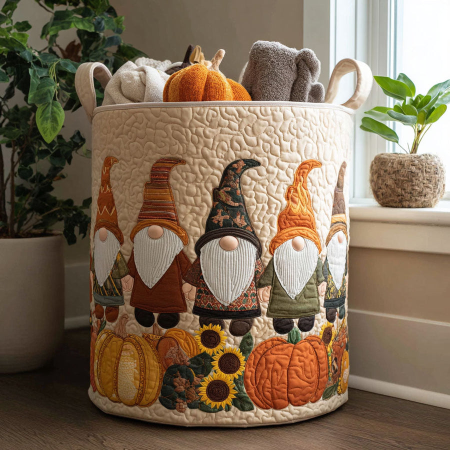 Gnoom in de Pompoenpatch / Gequilt Mand