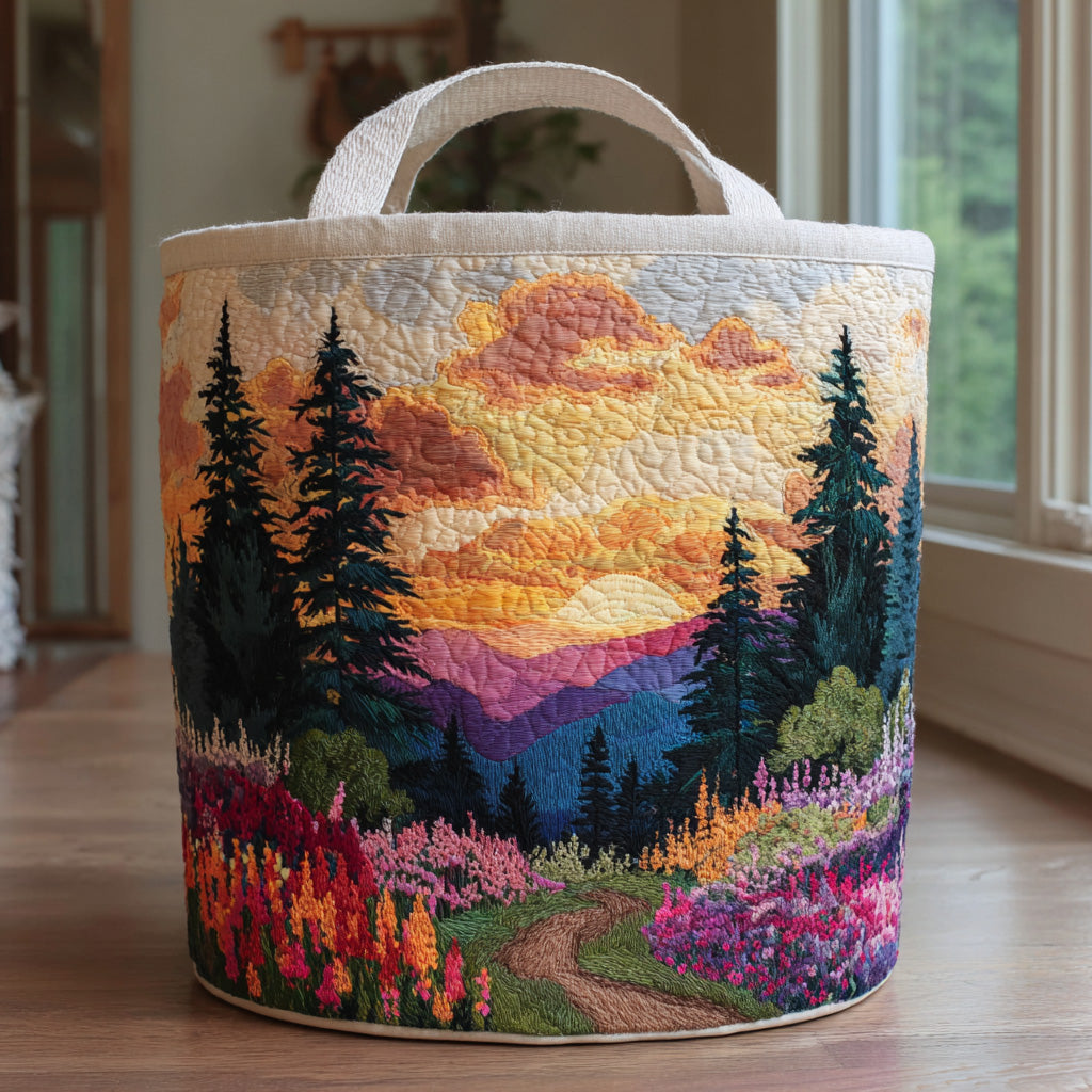 Pines at Sunset / Gequilte Mand