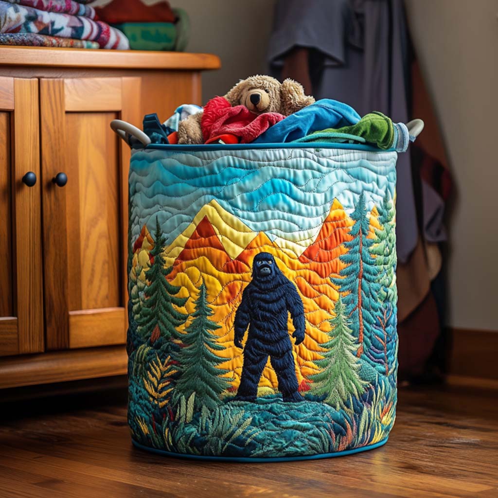Sasquatch uit de Bergen / Gequilt Mand