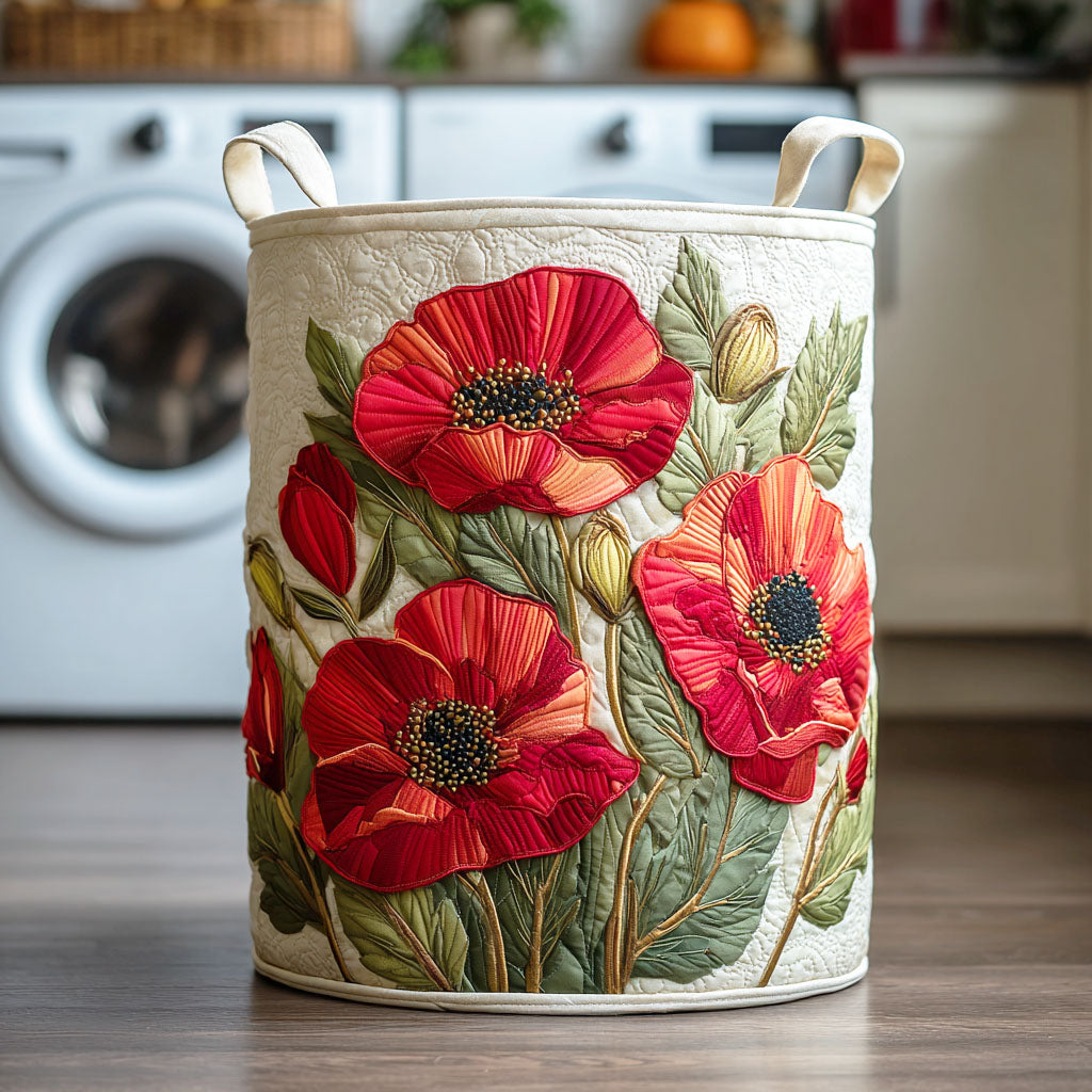 Scharlaken Poppy Droom / Gequilt Mand