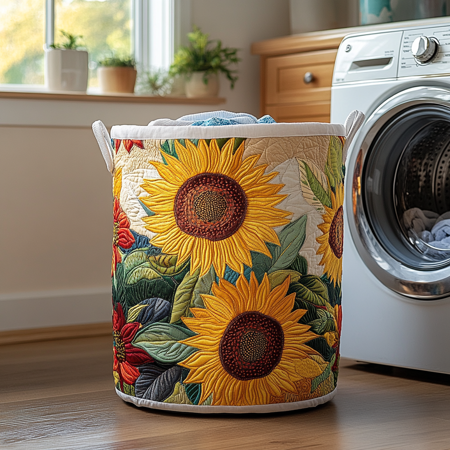 Zonnebloem / Gequilt Mand