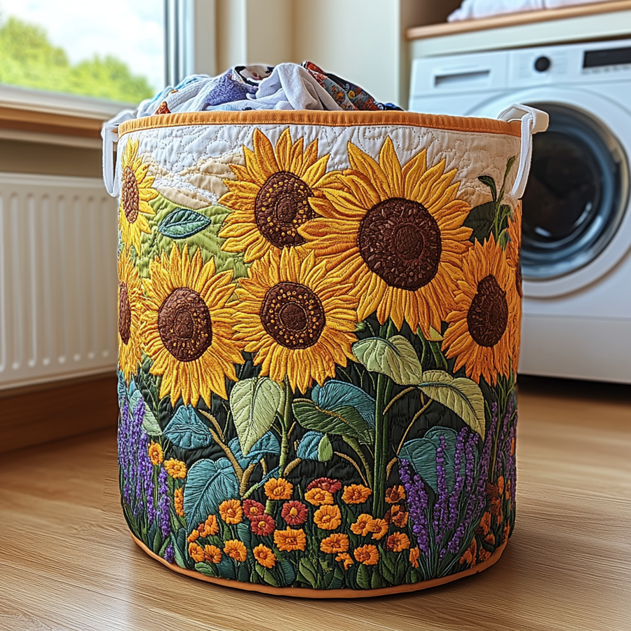 Zonnebloemen / Gequilte Mand
