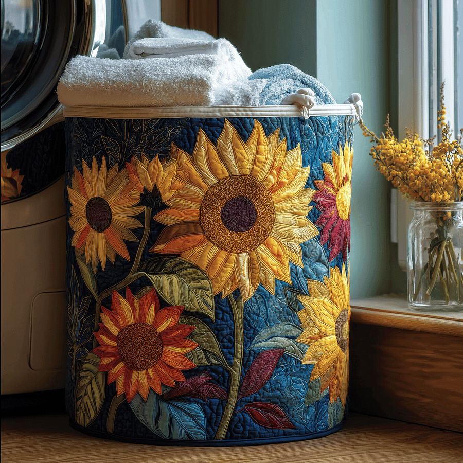 Zonnige Bloemen / Gequilte Mand
