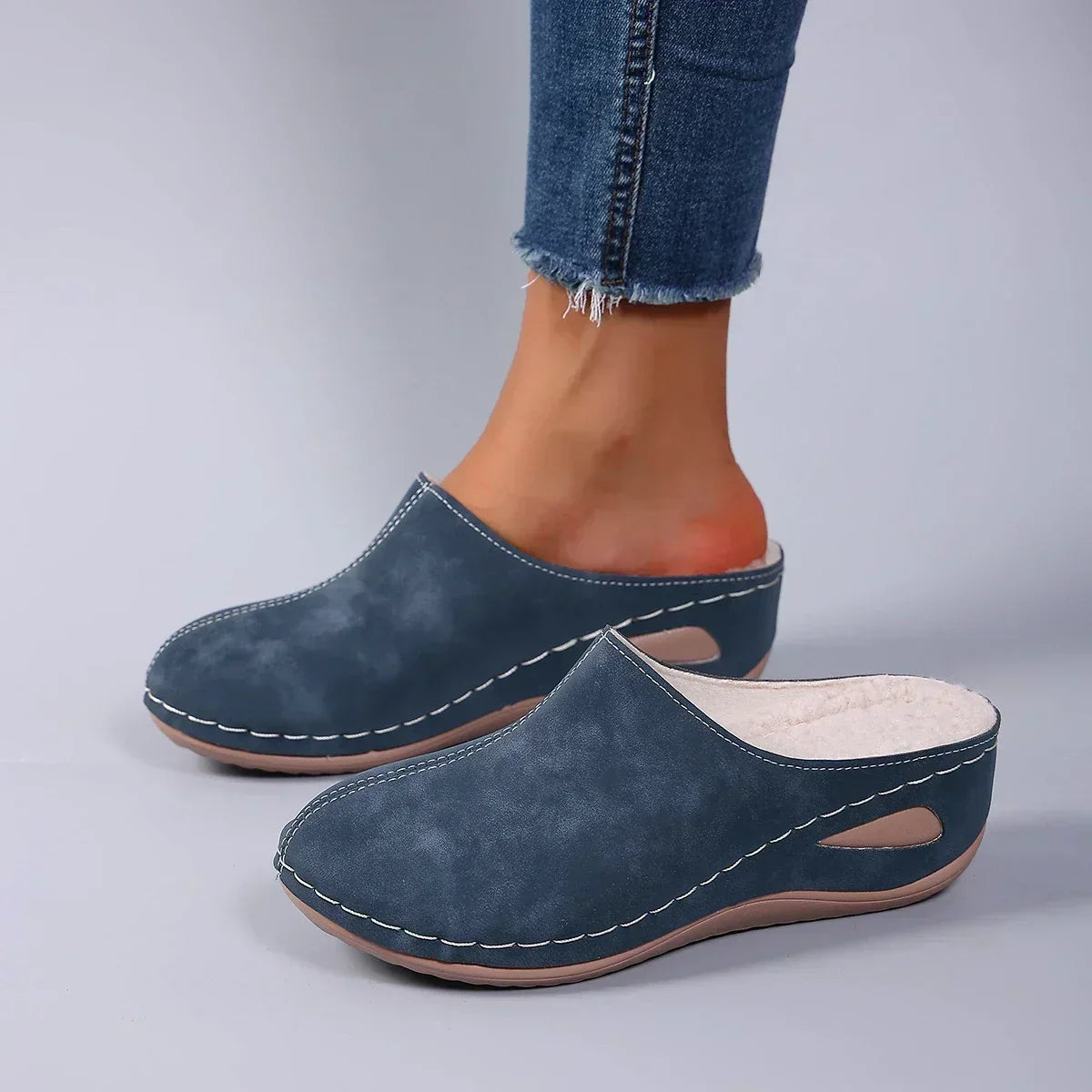 Vira™ | Orthopedische Warme Pantoffels Met Fleecevoering 4