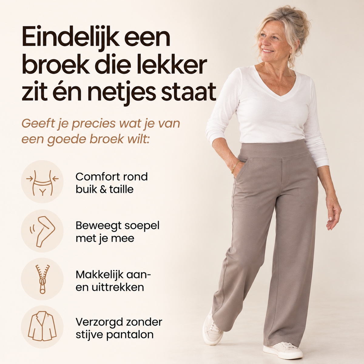 Sanne – Dé comfortabele stretchbroek voor elke vrouw