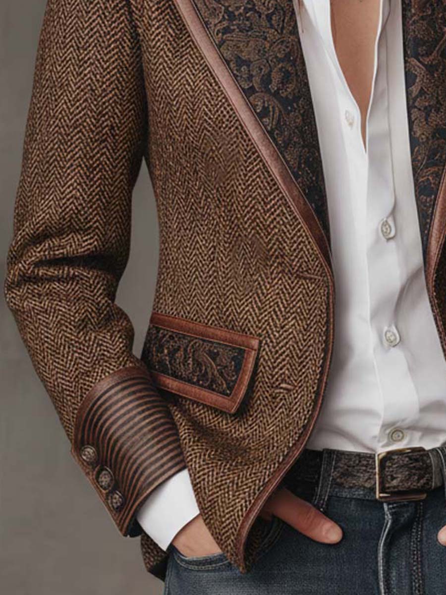 Gisèle | Blazer met Chevronprint