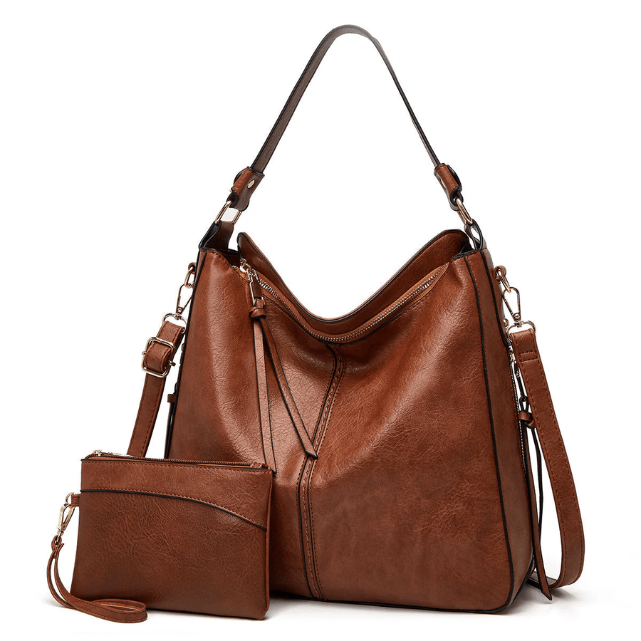 Étoile de Ville – Klassieke Vintage Leren Handtas