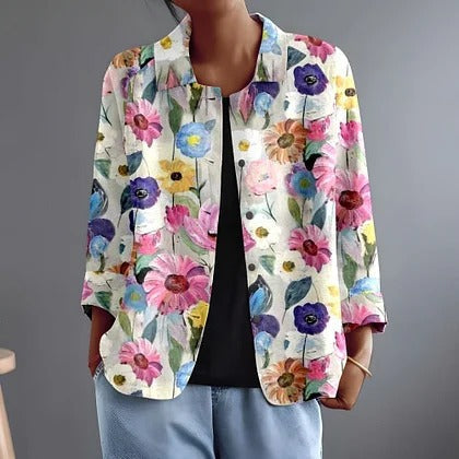 Noortje | Bloemrijke Blazer