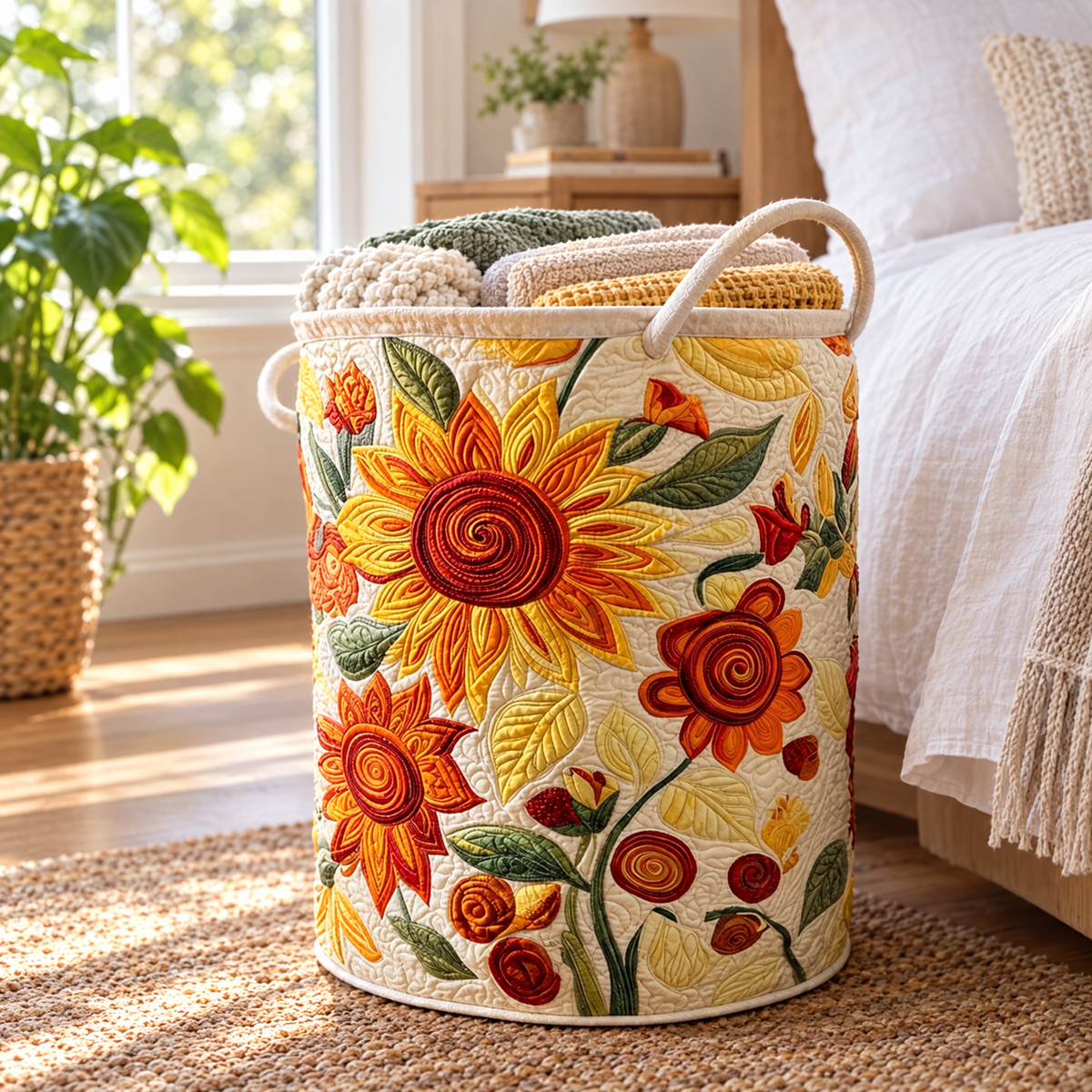 Zon Kussens / Gequilte Mand