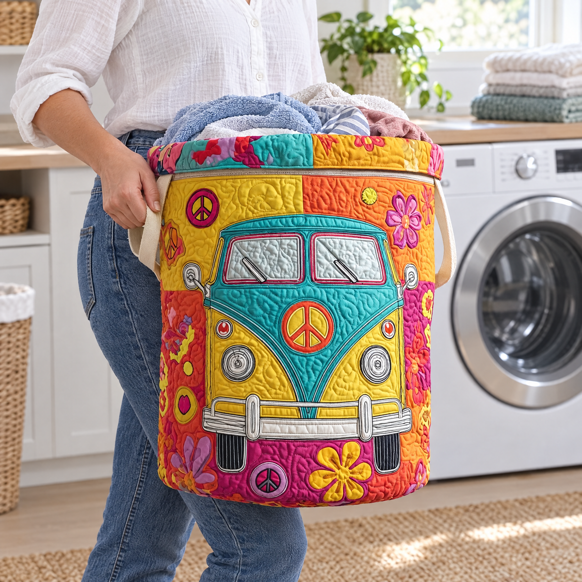 Hippie Stijl / Gequilt Baskets