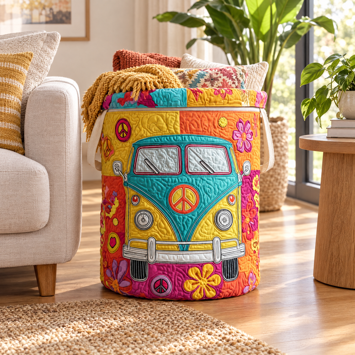 Hippie Stijl / Gequilt Baskets