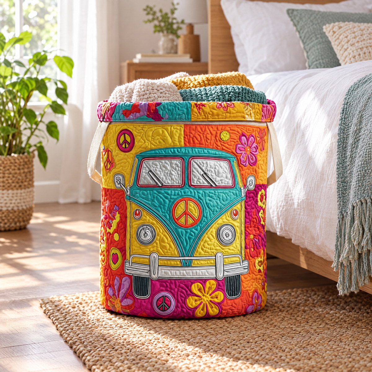 Hippie Stijl / Gequilt Baskets