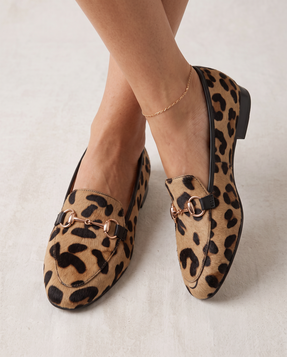 Serena Loafer — Luipaard met Bit