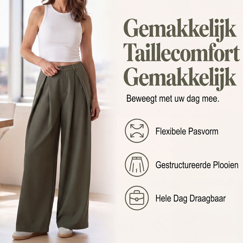 Elegante Wijde Pijpen Broek