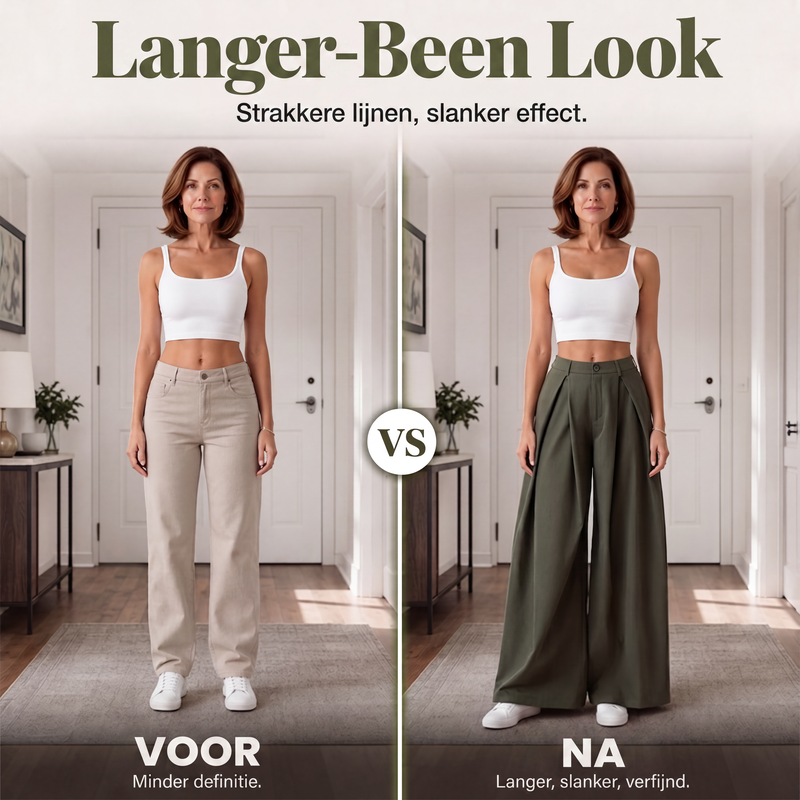 Elegante Wijde Pijpen Broek