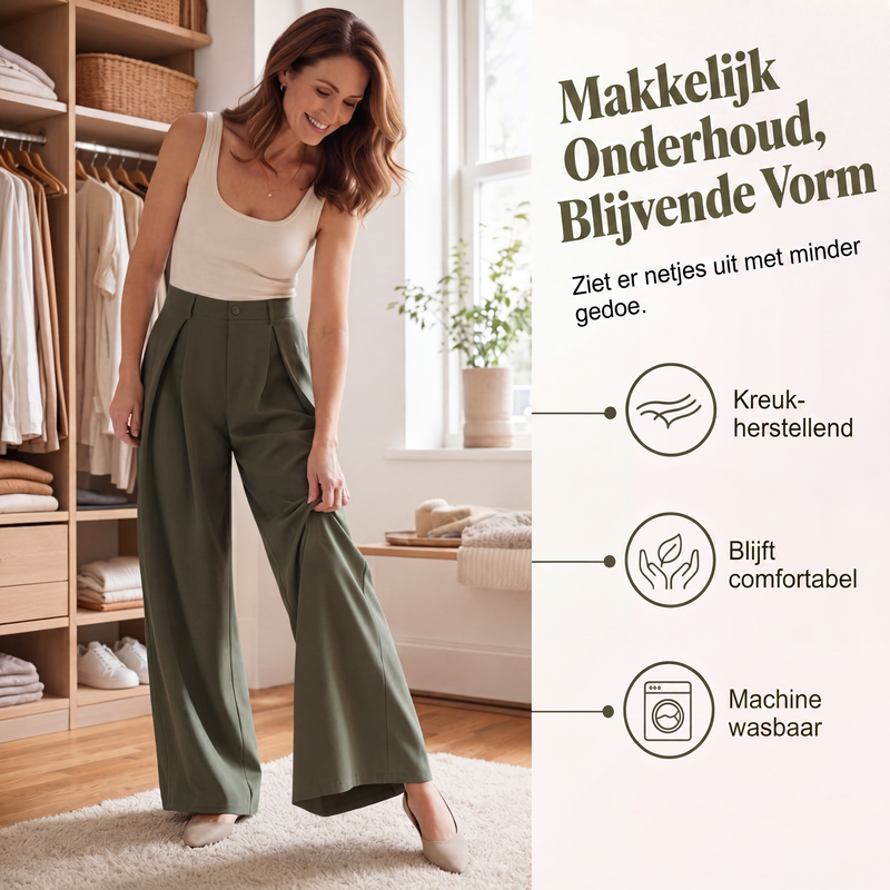 Elegante Wijde Pijpen Broek