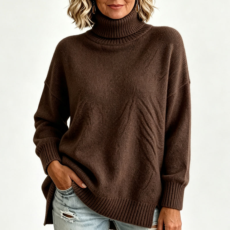 Oversized Geribde Coltrui voor Dames